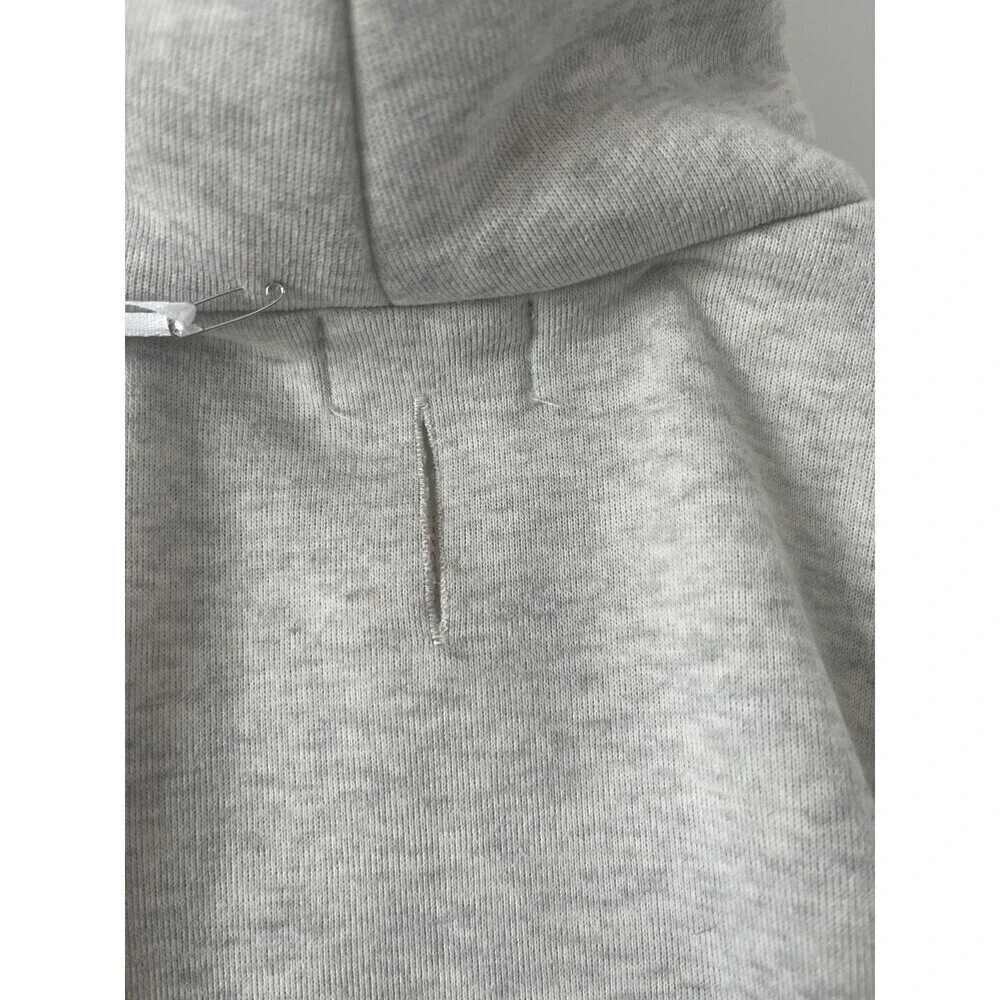 New! The Humane Society Pet Dog Apparel Hoodie Sweatshirt S-I Love my Human gray